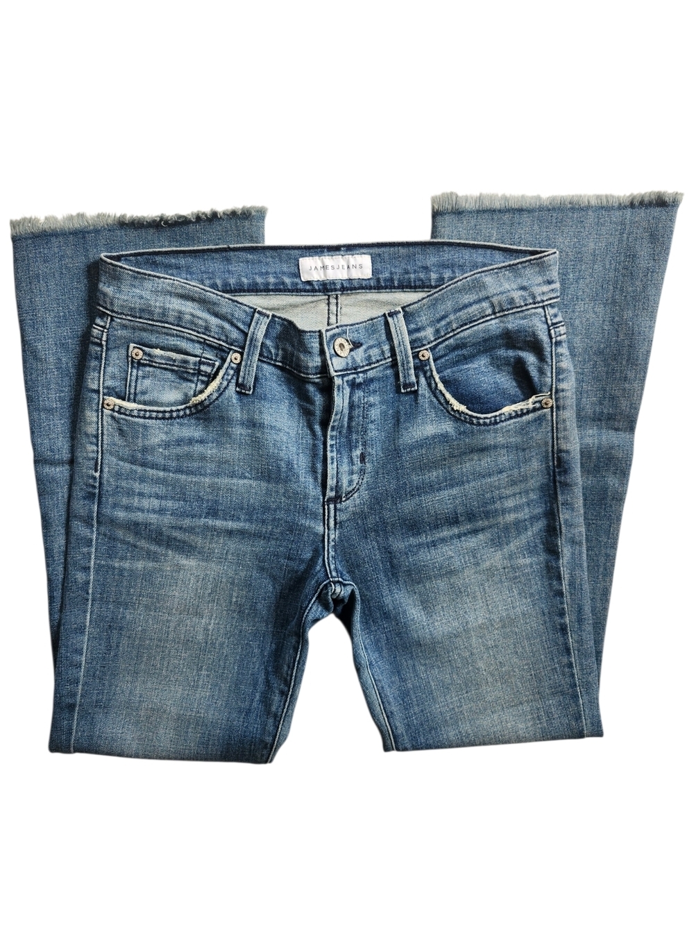 James Jeans Women's Blue Flare Denim - Picture 2 of 8